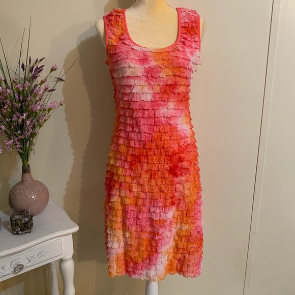 Tribal casual sleeveless dress. Size Small - Picture 2 of 8